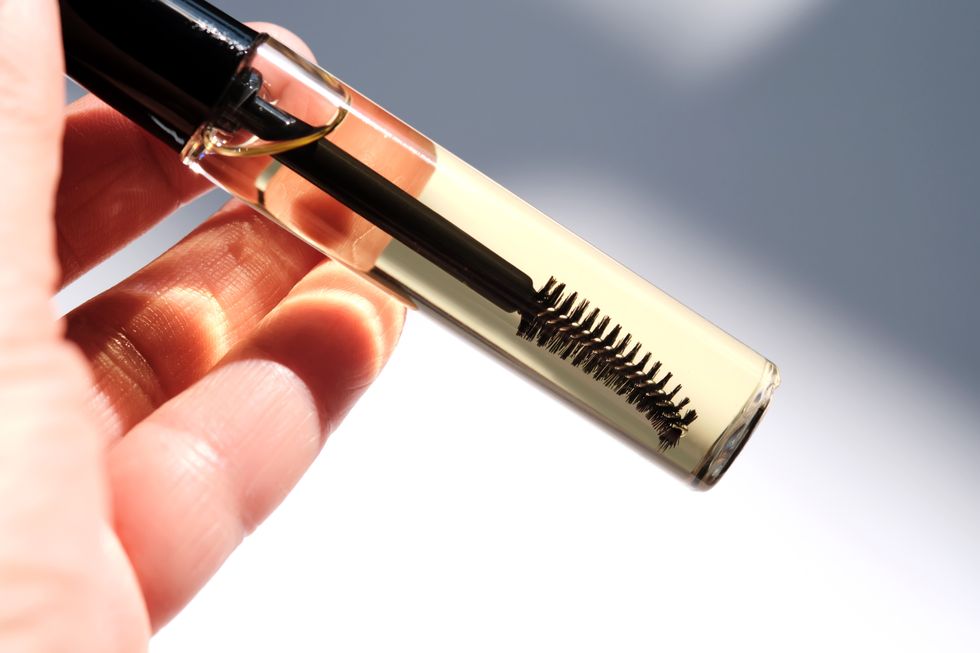 Castor oil in the bottle