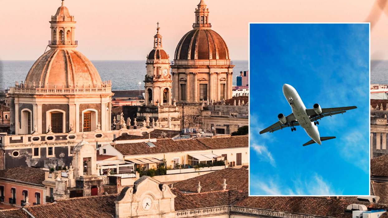 Catania Italy / plane