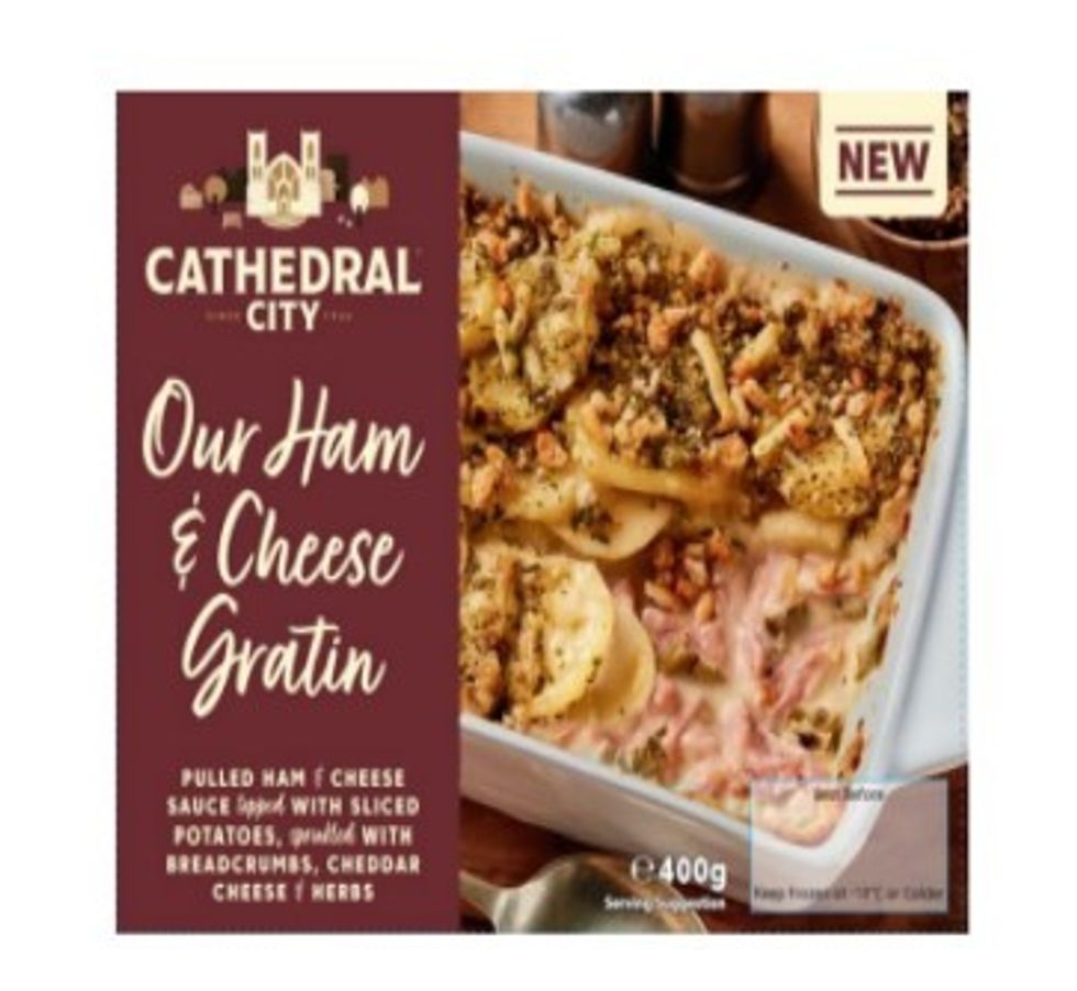 Cathedral Ham & Cheese Gratin