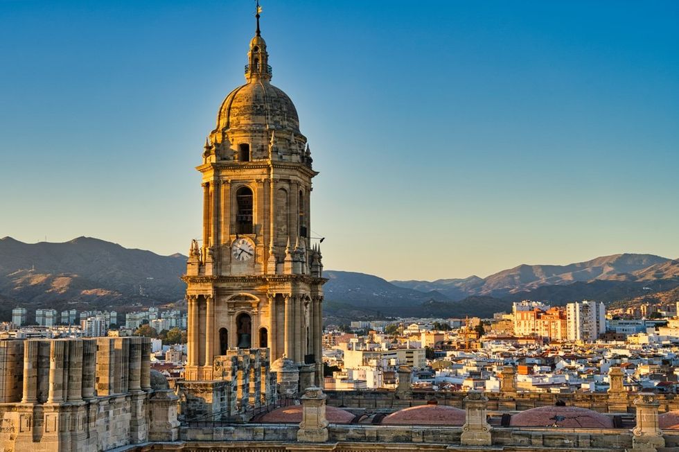 Cathedral in M\u00e1laga, Andalucia, Spain