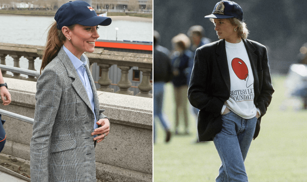 Catherine and Princess Diana