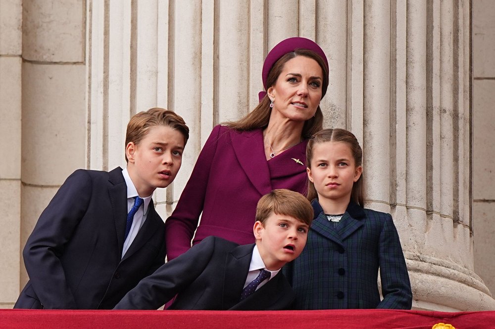 Catherine, George, Charlotte and Louis