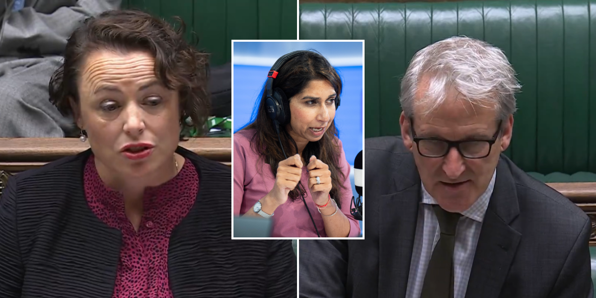 NextImg:'Chilling' warning issued with fears freedom of speech under threat as Labour blamed for Braverman being cancelled
