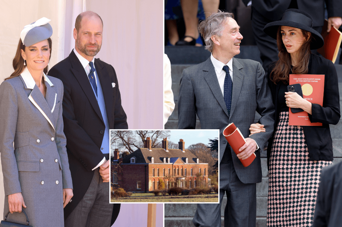 Catherine, William and Rose Hanbury