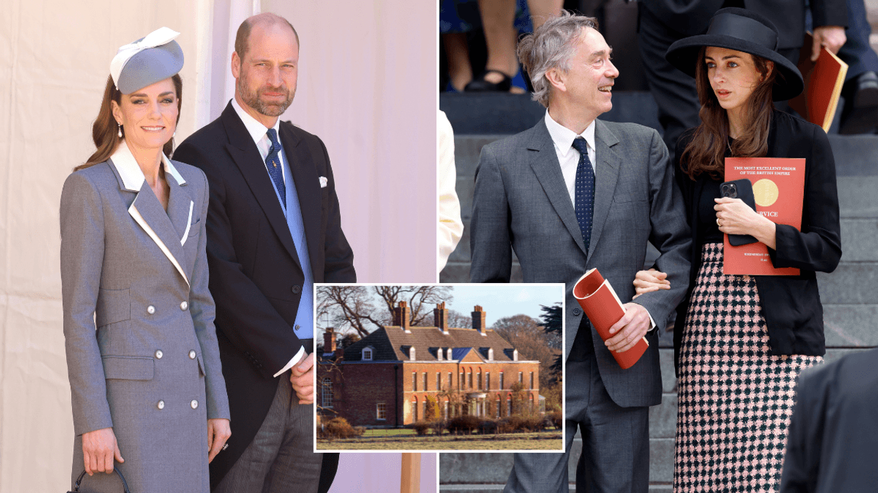 Catherine, William and Rose Hanbury