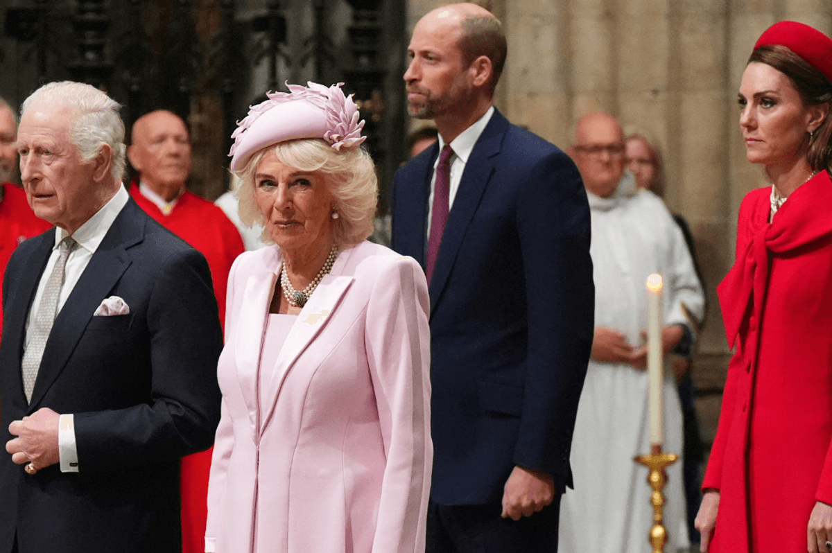 Catherine, William, King and Queen