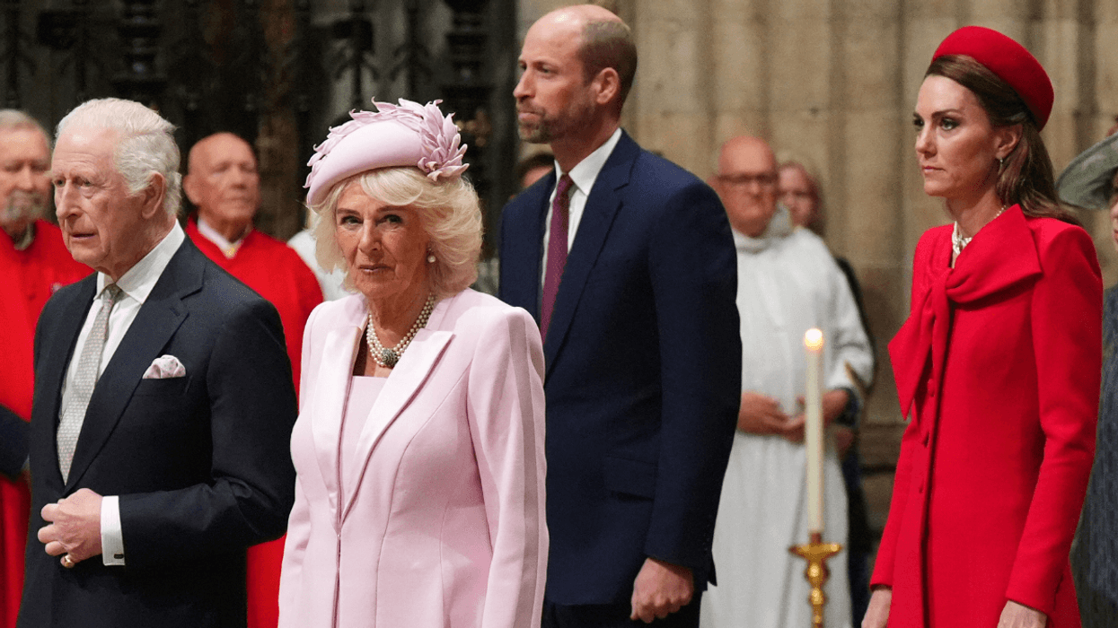 Catherine, William, King and Queen