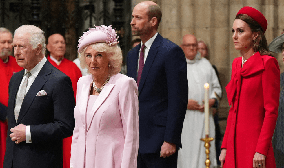 Catherine, William, King and Queen