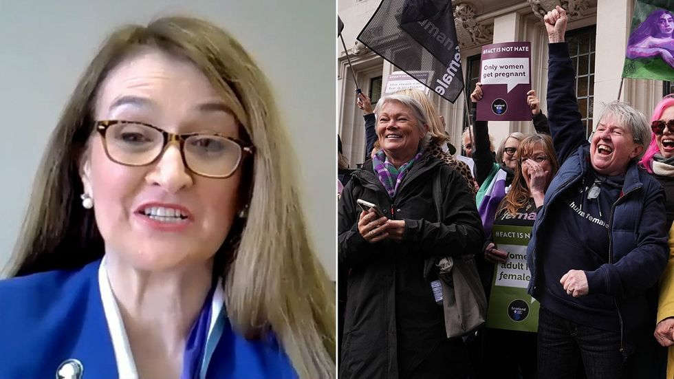 Cathy Larkman, Women's rights campaigners