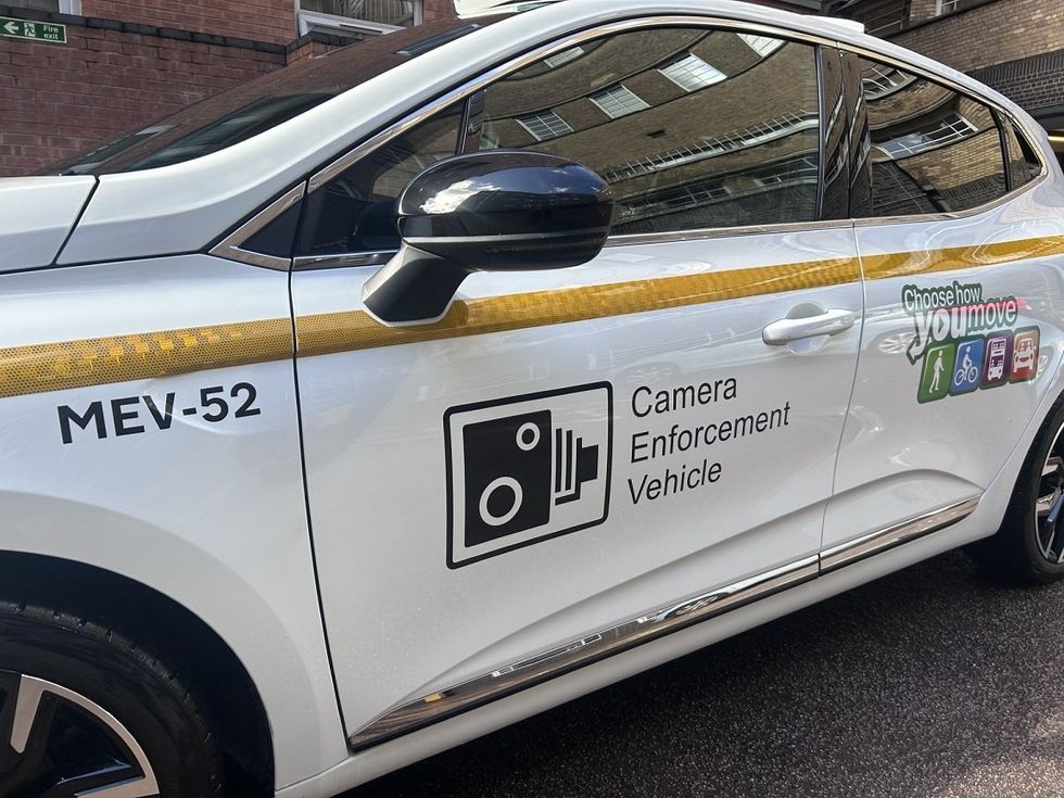 CCTV-fitted enforcement car