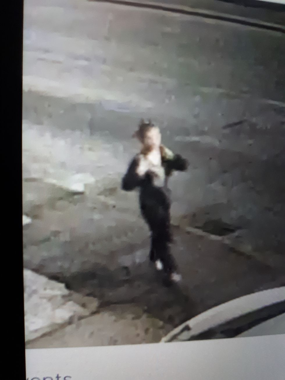 CCTV image of the eight-year-old boy