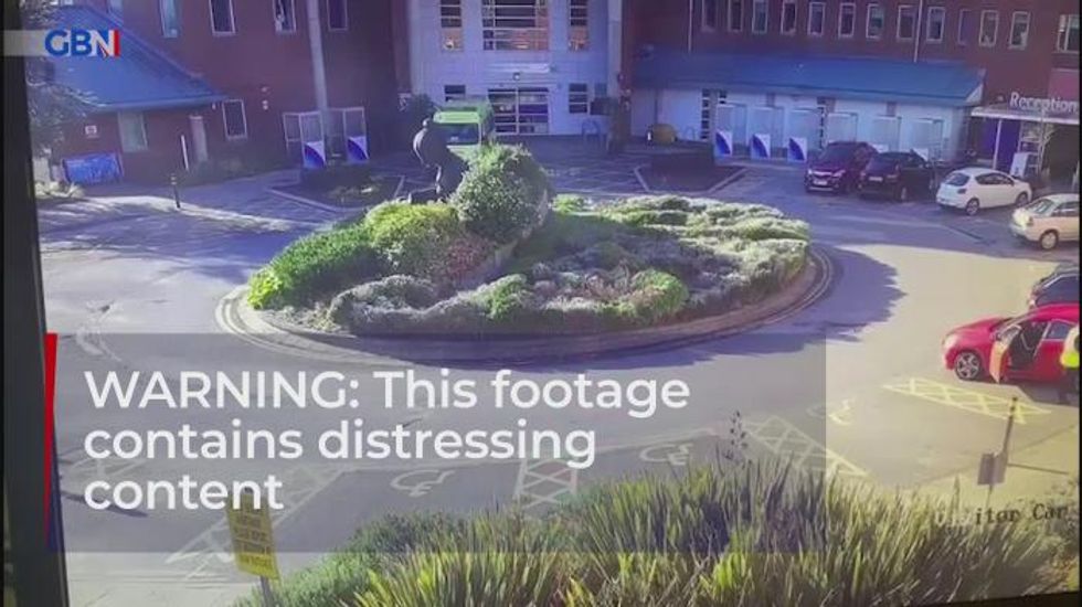 WATCH: Moment vehicle explodes outside Liverpool Women's Hospital