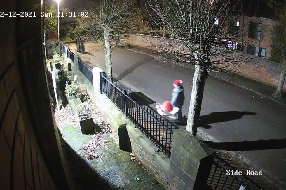CCTV of the suspect