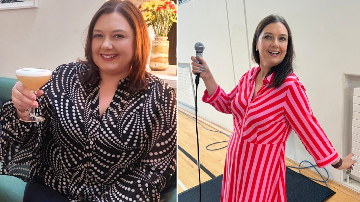 Cecily before and after weight loss