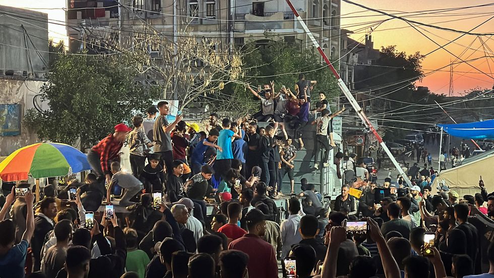 Celebrations in Gaza