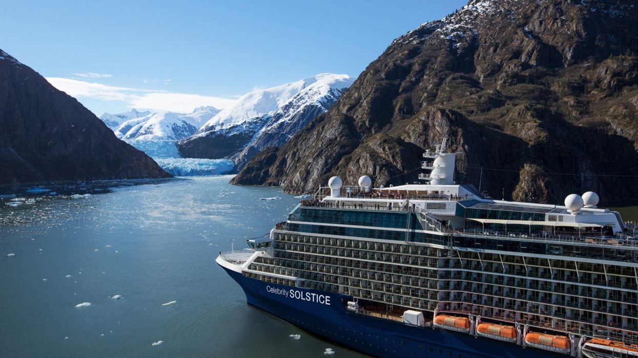 Celebrity Cruise ship on water