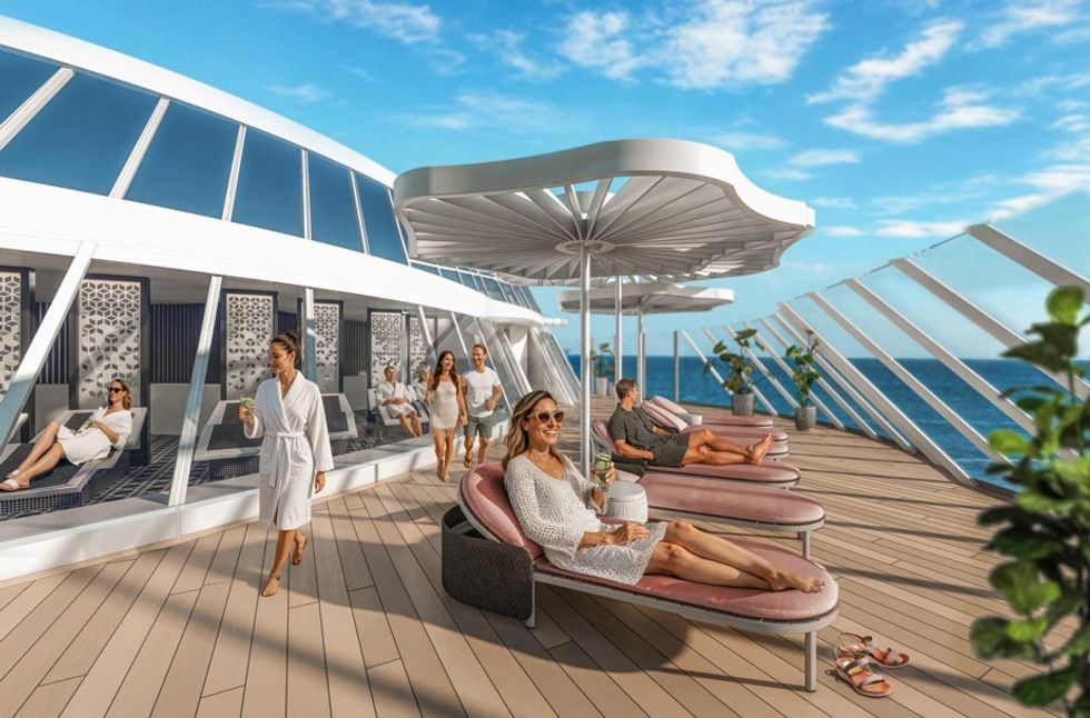Celebrity Cruises Vitamin D deck