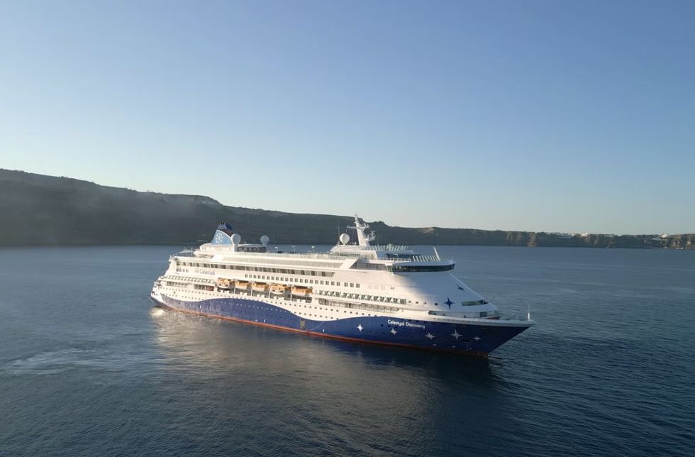 Celestyal Discovery at sea