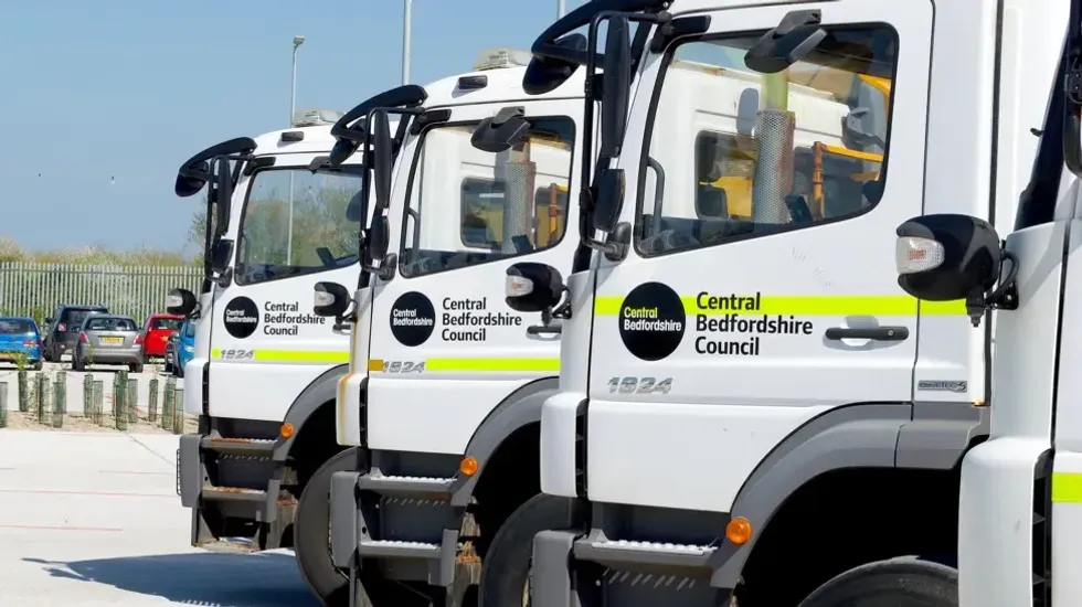 Central Bedfordshire Council deploying gritters