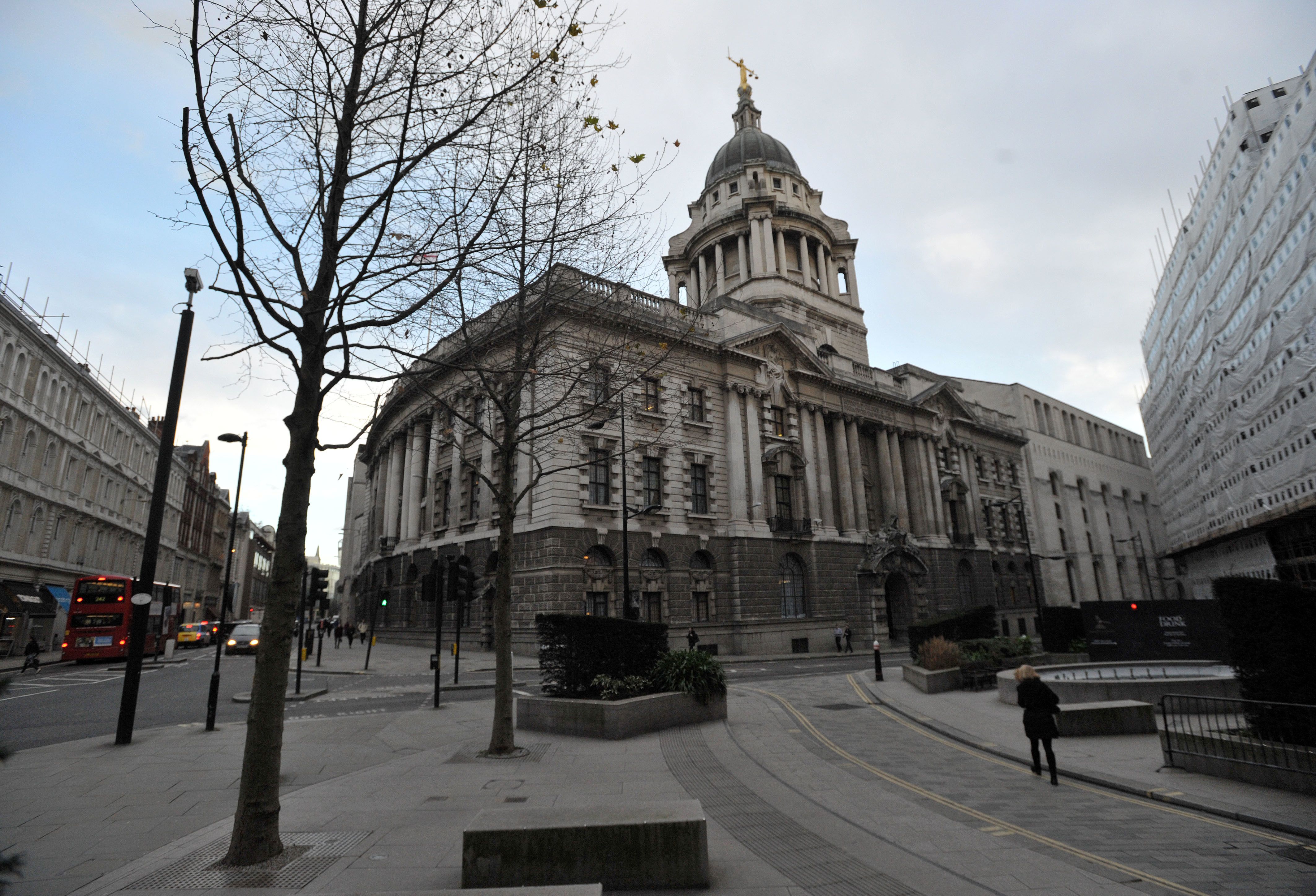 Central Criminal Court also referred to as the Old Bailey, on Old Bailey, central London.