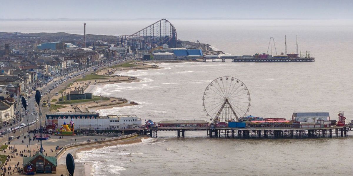 NextImg:Blackpool horror as woman falls 30ft through hole in Central Pier