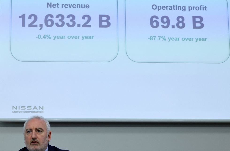 CFO Jeremie Papin delivers Nissan's financial results