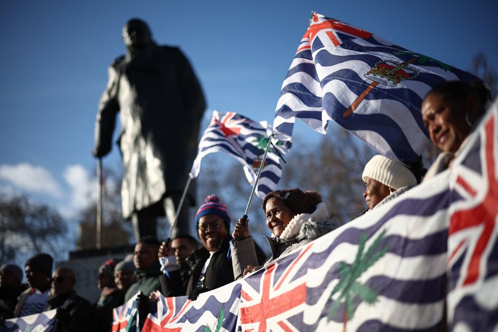 Chagos Islands protest