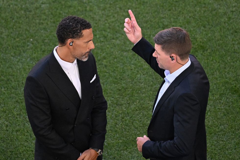 Champions League final Rio Ferdinand Steven Gerrard
