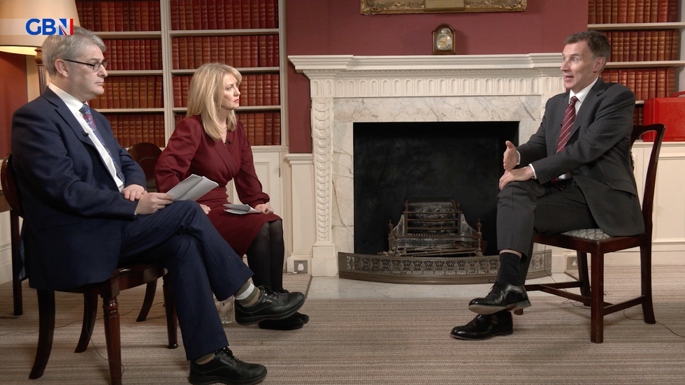 Chancellor Jeremy Hunt joins Esther McVey and Philip Davies for an interview