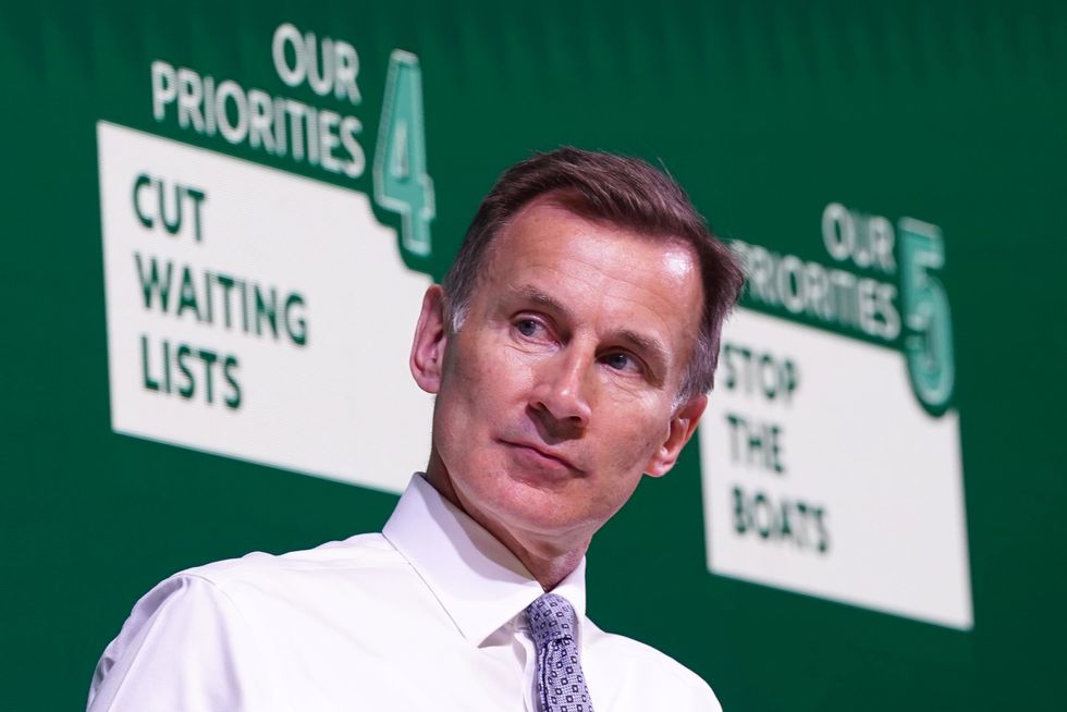 Chancellor Jeremy Hunt