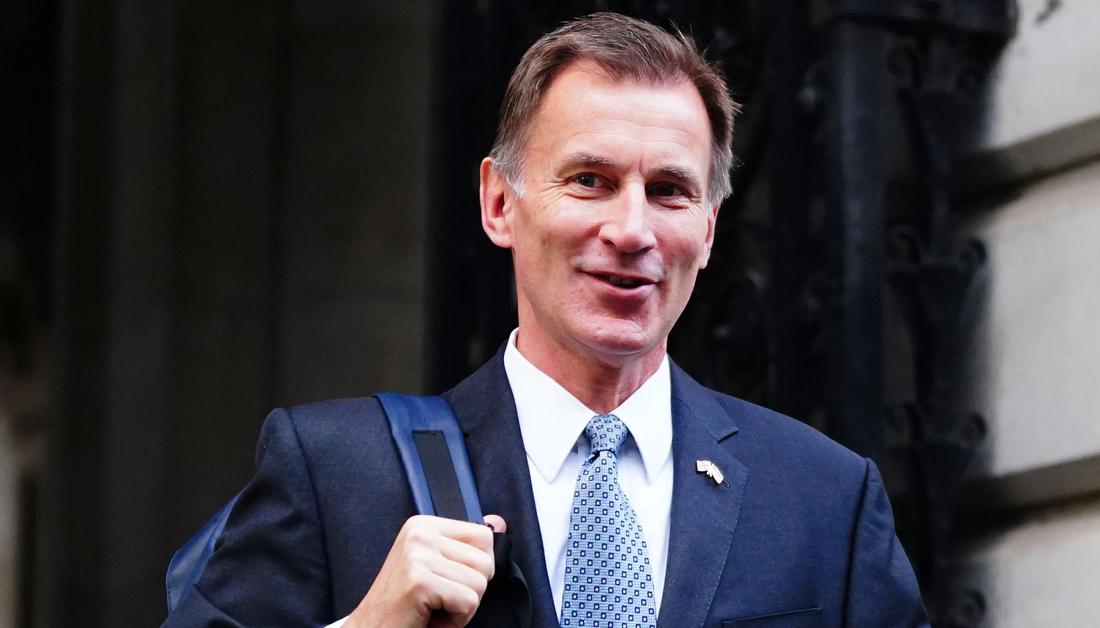 Chancellor of the Exchequer Jeremy Hunt arrives in Downing Street, Westminster, London.