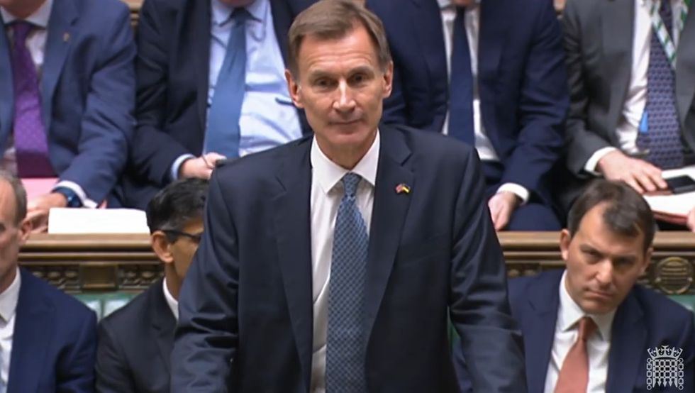 Chancellor of the Exchequer Jeremy Hunt delivering his autumn statement to MPs in the House of Commons, London. Picture date: Thursday November 17, 2022.