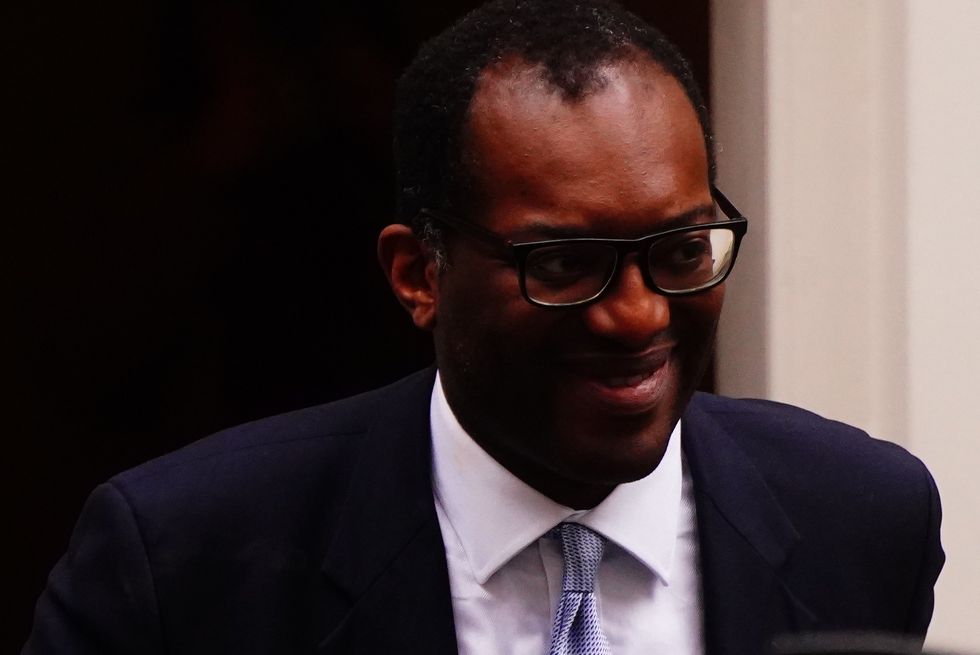 Chancellor of the Exchequer Kwasi Kwarteng leaves 11 Downing Street, London