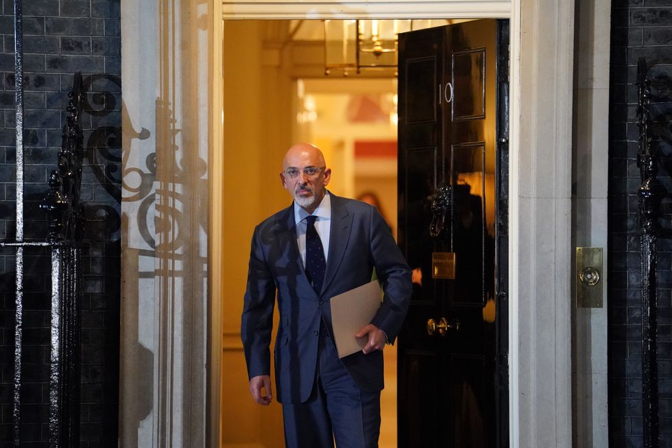 Chancellor of the Exchequer Nadhim Zahawi