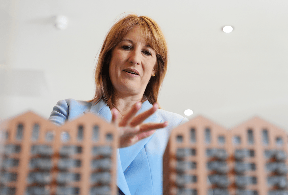 Chancellor of the Exchequer Rachel Reeves during a visit to Berkeley Homes' Glasswater Locks Development on September 1, 2025 in Birmingham, United Kingdom.