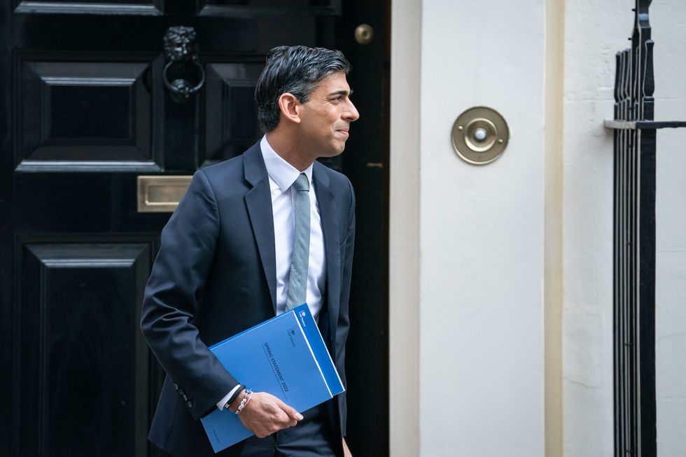 Chancellor of the Exchequer Rishi Sunak leaves 11 Downing Street