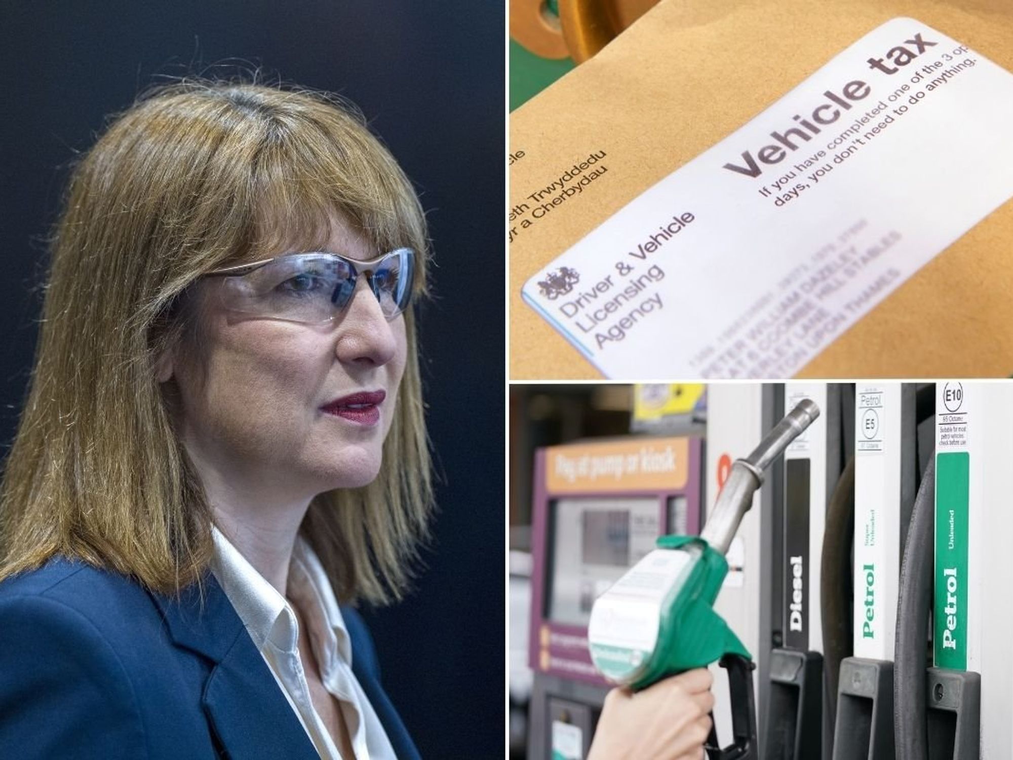 Chancellor Rachel Reeves, a vehicle ta