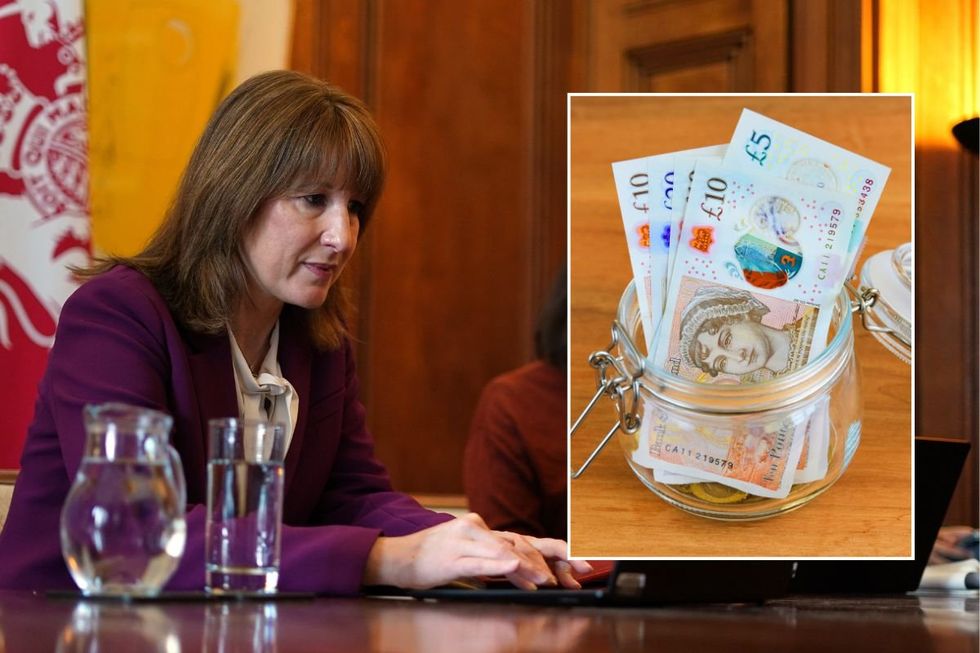 Chancellor Rachel Reeves and a pot of money