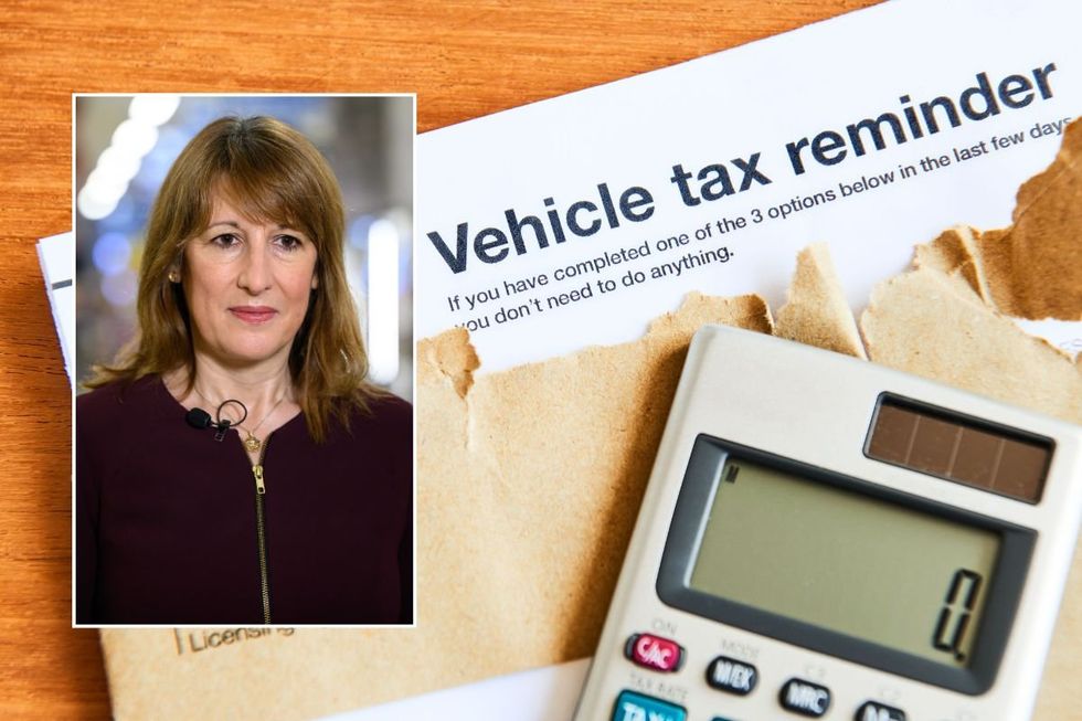 Chancellor Rachel Reeves and a vehicle tax reminder