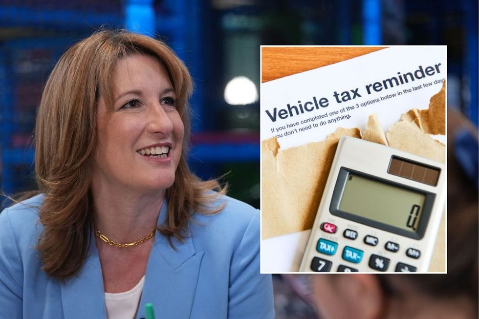 Chancellor Rachel Reeves and a vehicle tax reminder