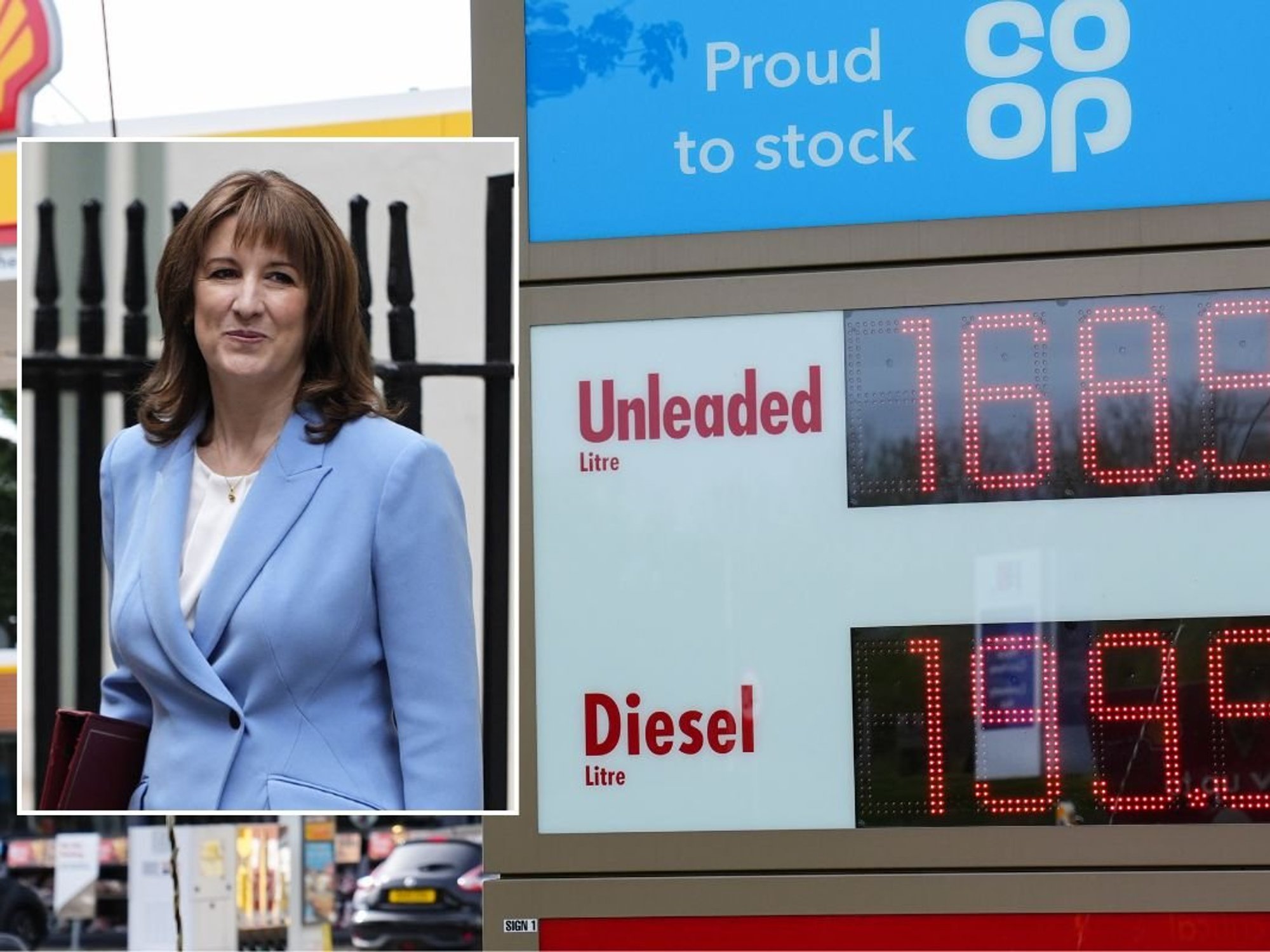 Chancellor Rachel Reeves and fuel prices