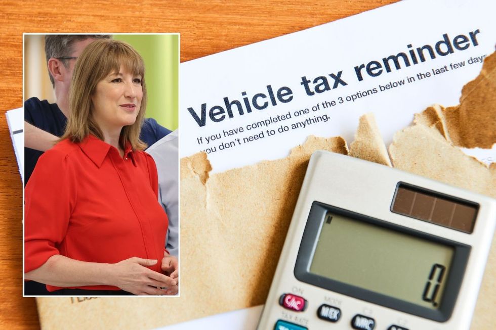 Chancellor Rachel Reeves and vehicle tax reminder