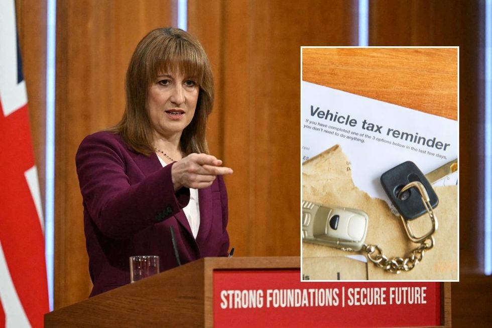 Chancellor Rachel Reeves and vehicle tax reminder