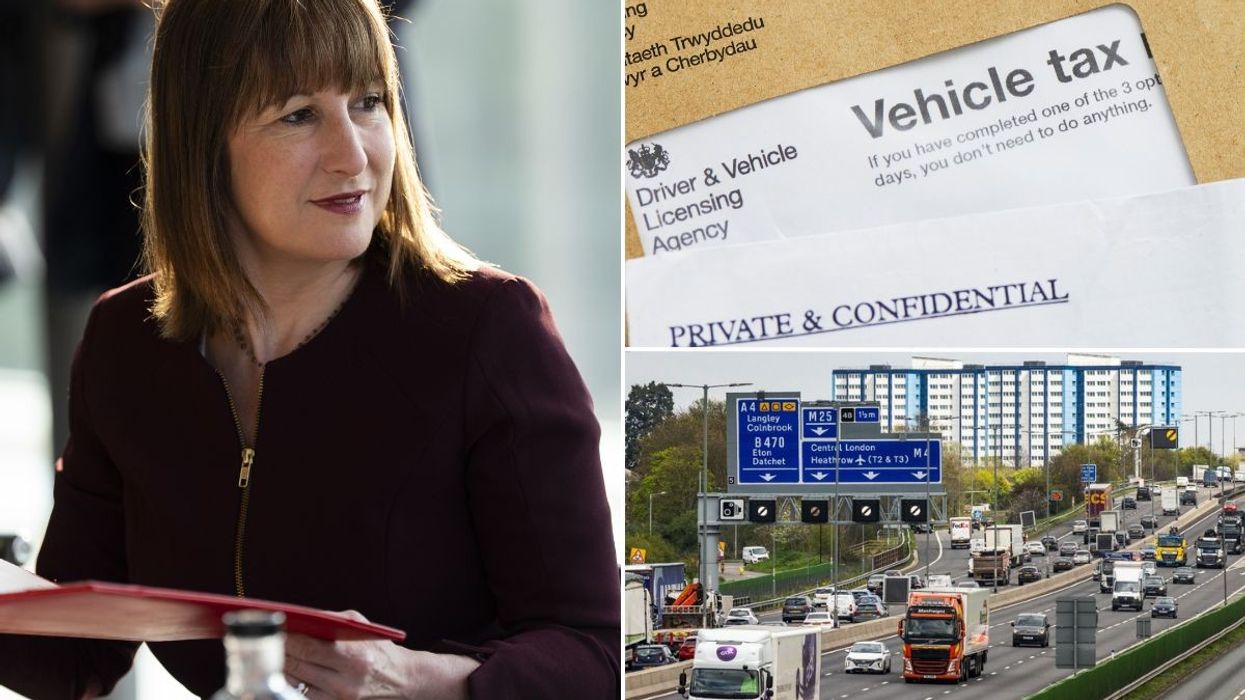 Chancellor Rachel Reeves, car tax and a busy motorway