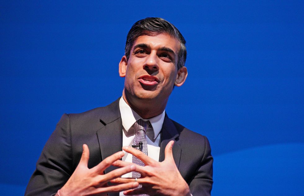 Chancellor Rishi Sunak speaking during the Conservative Party Spring Forum at Winter Gardens, Blackpool. Picture date: Friday March 18, 2022.