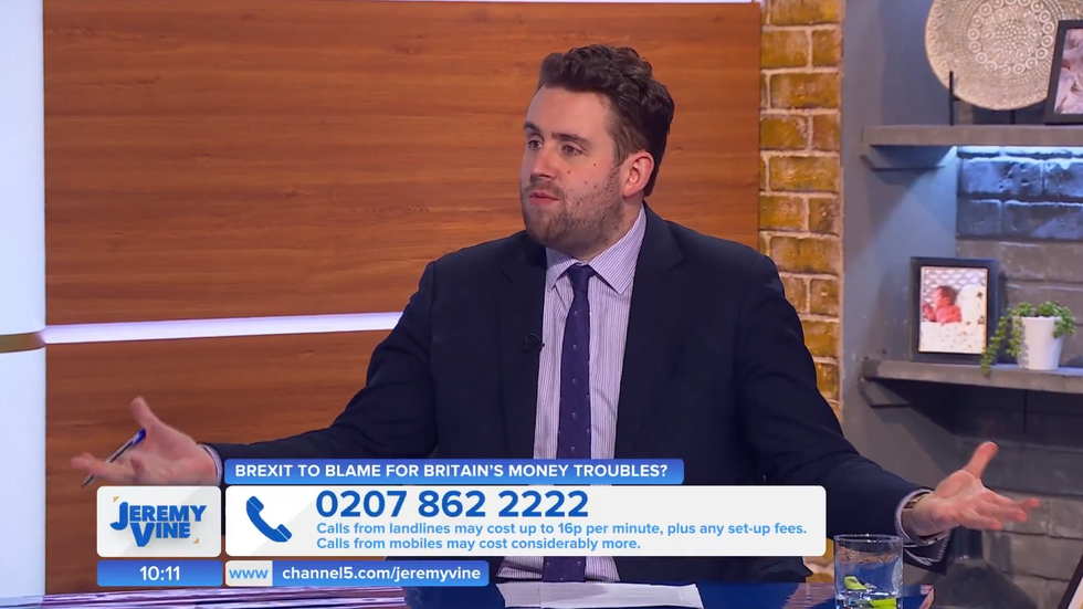 Channel 5 Jeremy Vine: Christian Calgie