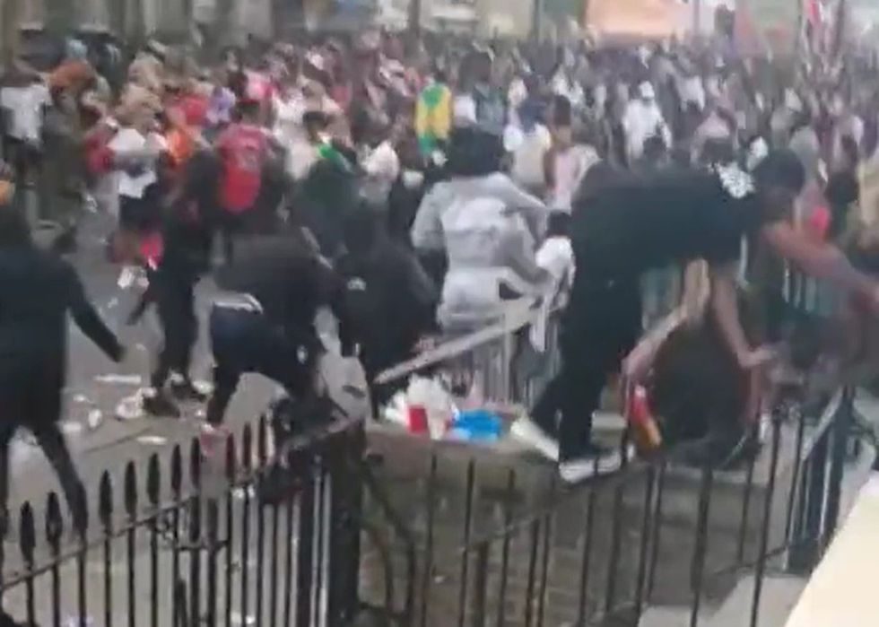 Chaos at Notting Hill Carnival