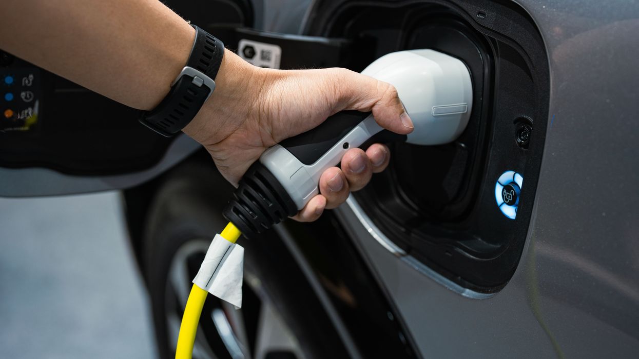Charging electric car