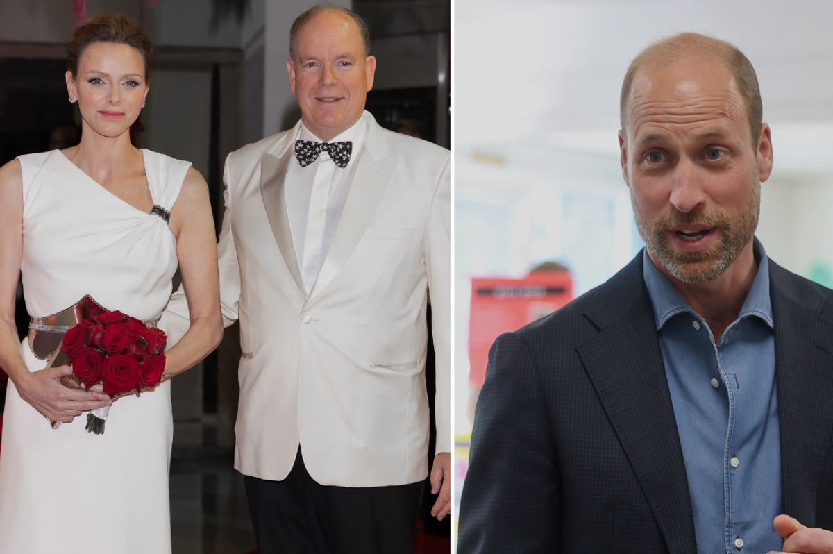 Charlene, Albert and Prince William