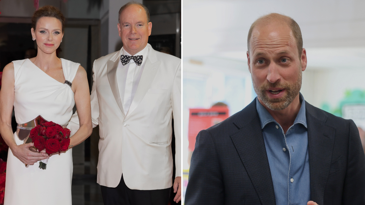 Charlene, Albert and Prince William